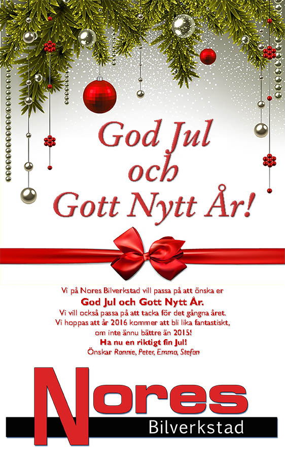 God Jul och Gott Nytt År!